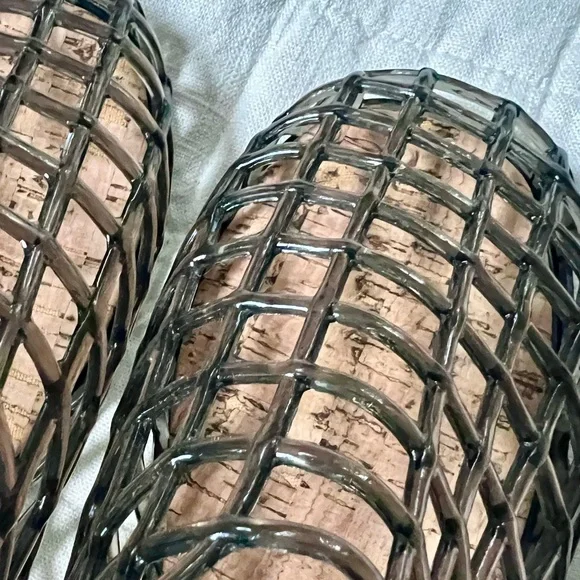 NEW Coconuts by Matisse Black Woven Jelly Shoes NIB sz 7 - Picture 4 of 6